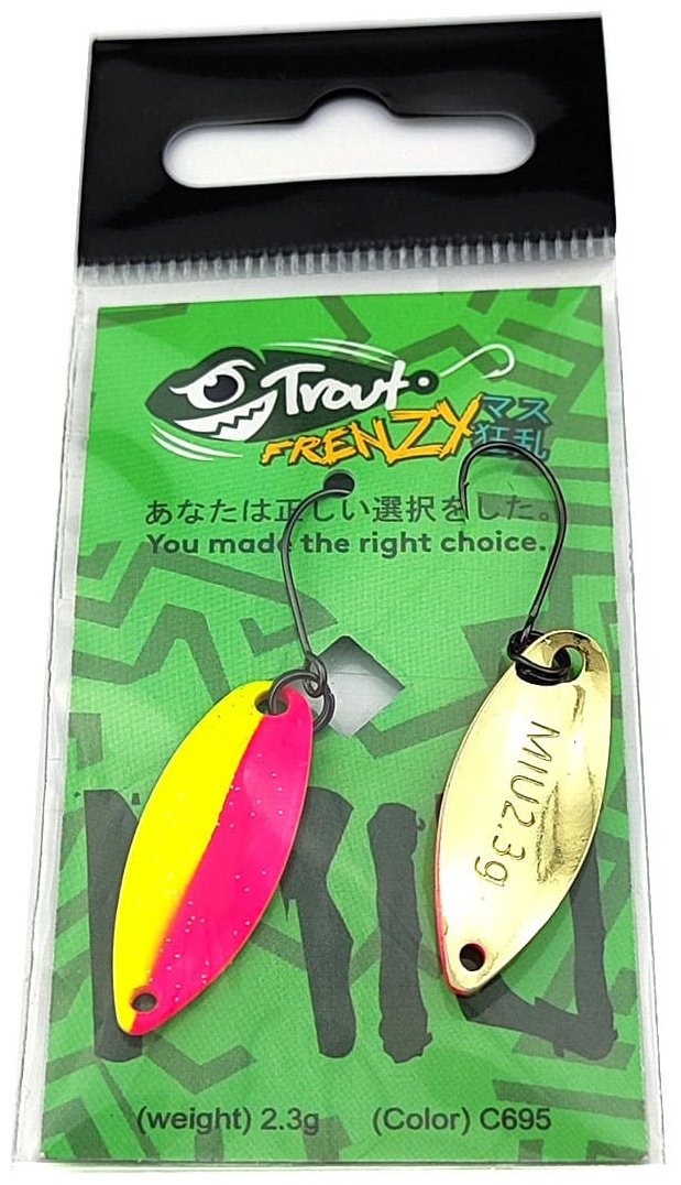 Блесна Trout Frenzy Trout Frenzy Miu 2.3gr 1 шт 29 мм C695 купить,NaN