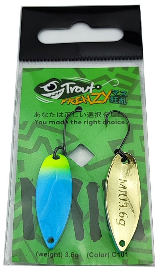 Блесна Trout Frenzy Trout Frenzy Miu 3.6gr 1 шт 32 мм C101 купить,NaN