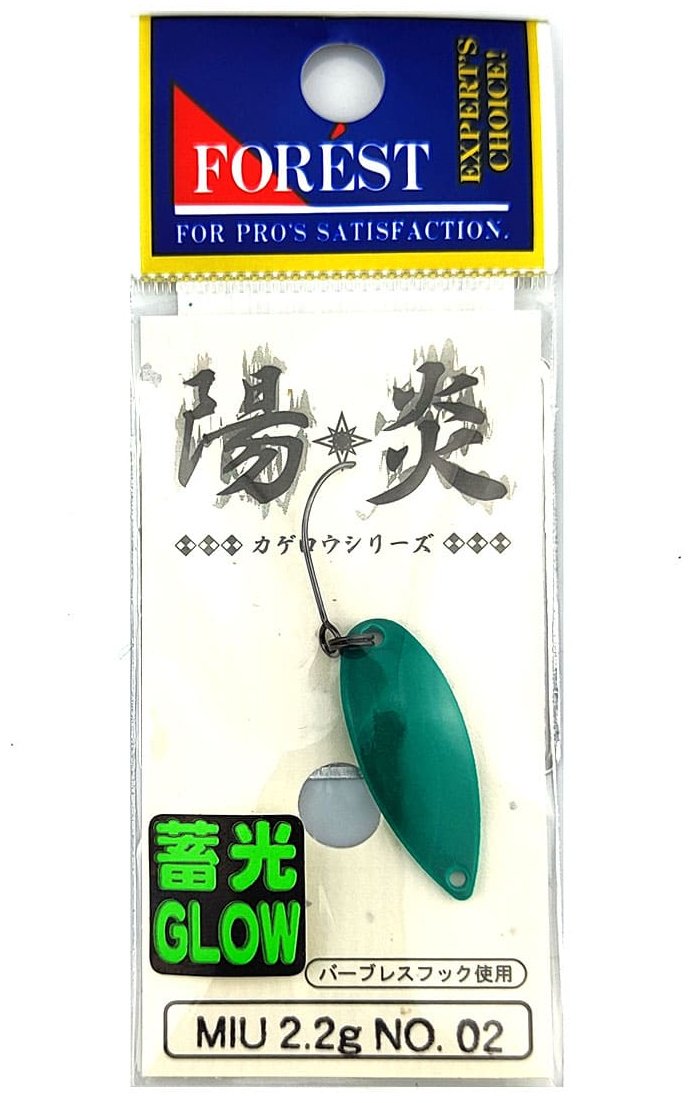 Блесна FOREST Forest Miu Kagerou series Glow 2.2g 1 шт 28 мм Green Glow купить,NaN