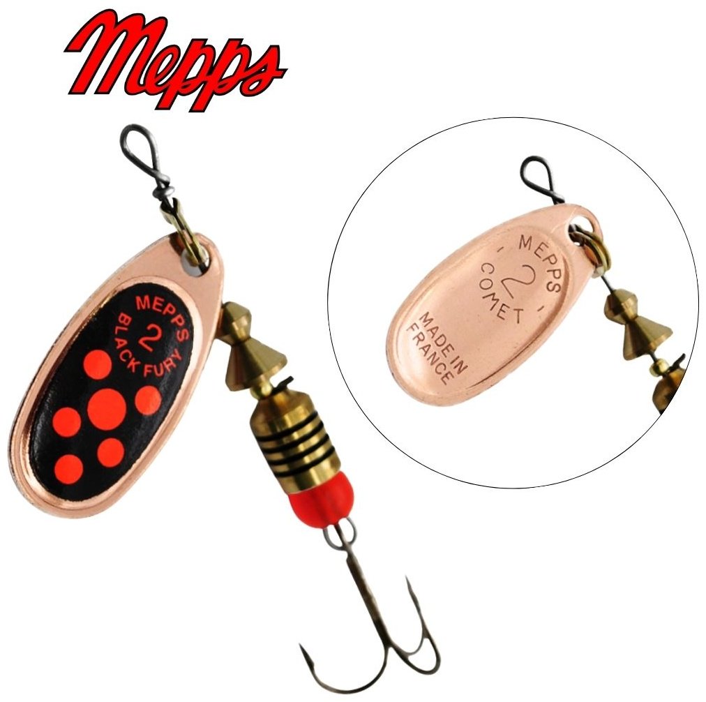 Блесна Mepps Black Fury Orange №2# 4.5г. CU Copper 1 шт купить,NaN