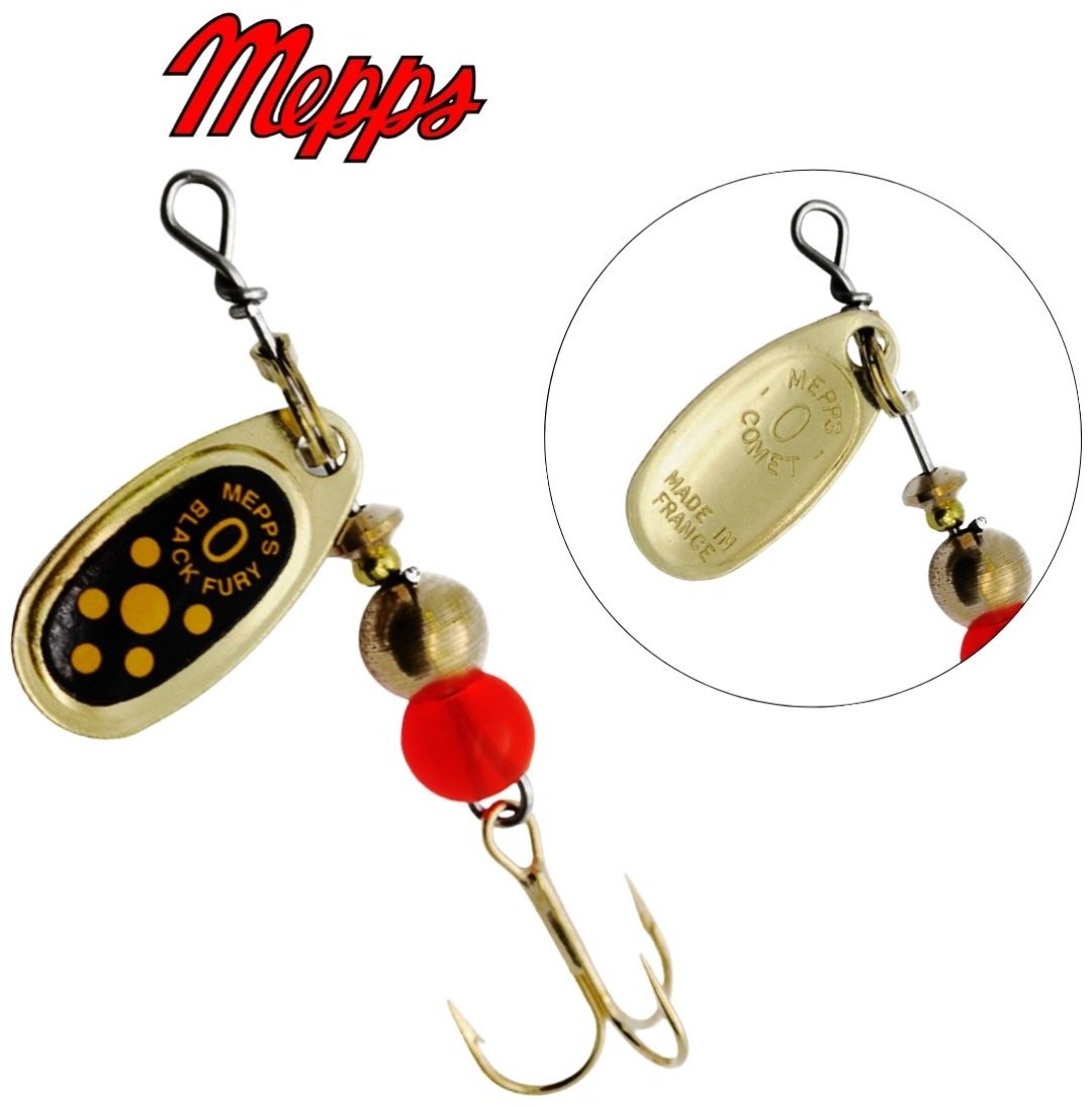 Блесна Mepps Black Fury Jaune №0# 2г. OR Gold 1 шт купить,NaN