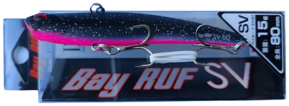 Воблер DUO Bay Ruf SV-80 1 шт 80 мм CCC0873, Mat Black PB II купить,NaN