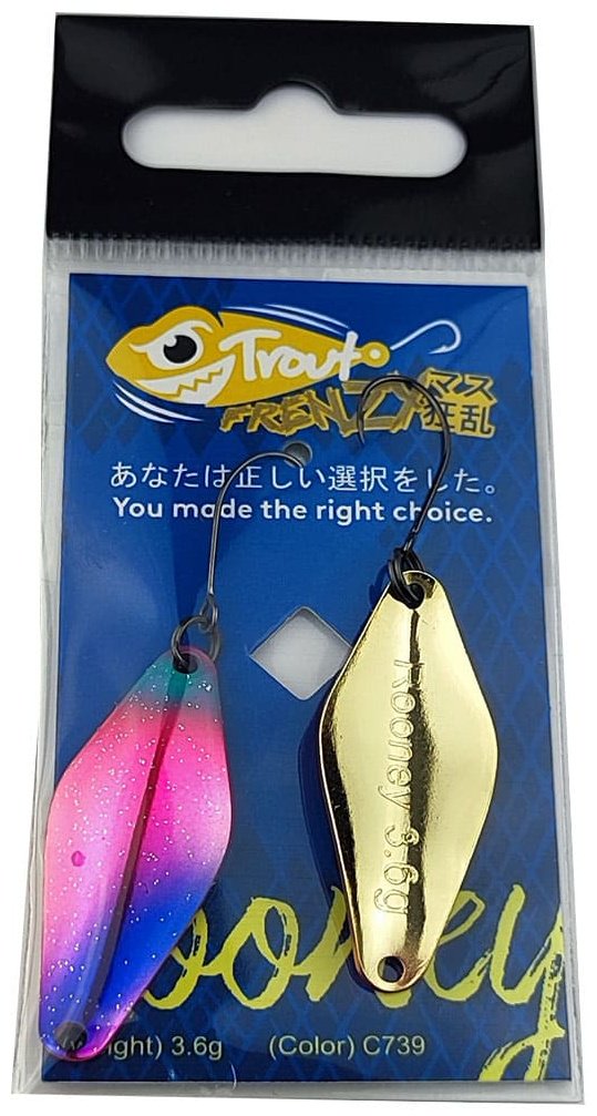 Блесна Trout Frenzy Trout Frenzy Rooney 3.6gr 1 шт 35 мм C739 купить,NaN