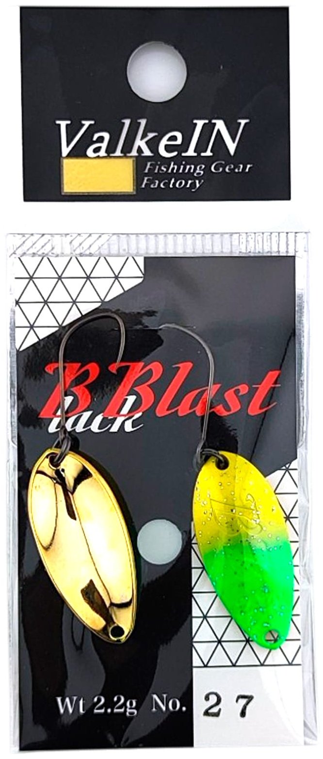 Блесна ValkeIN для форели Black Blast, 2.2g Color No.27 Shine Lime Gold 1 шт 2.2 мм Color No.27 Shine Lime Gold купить,NaN