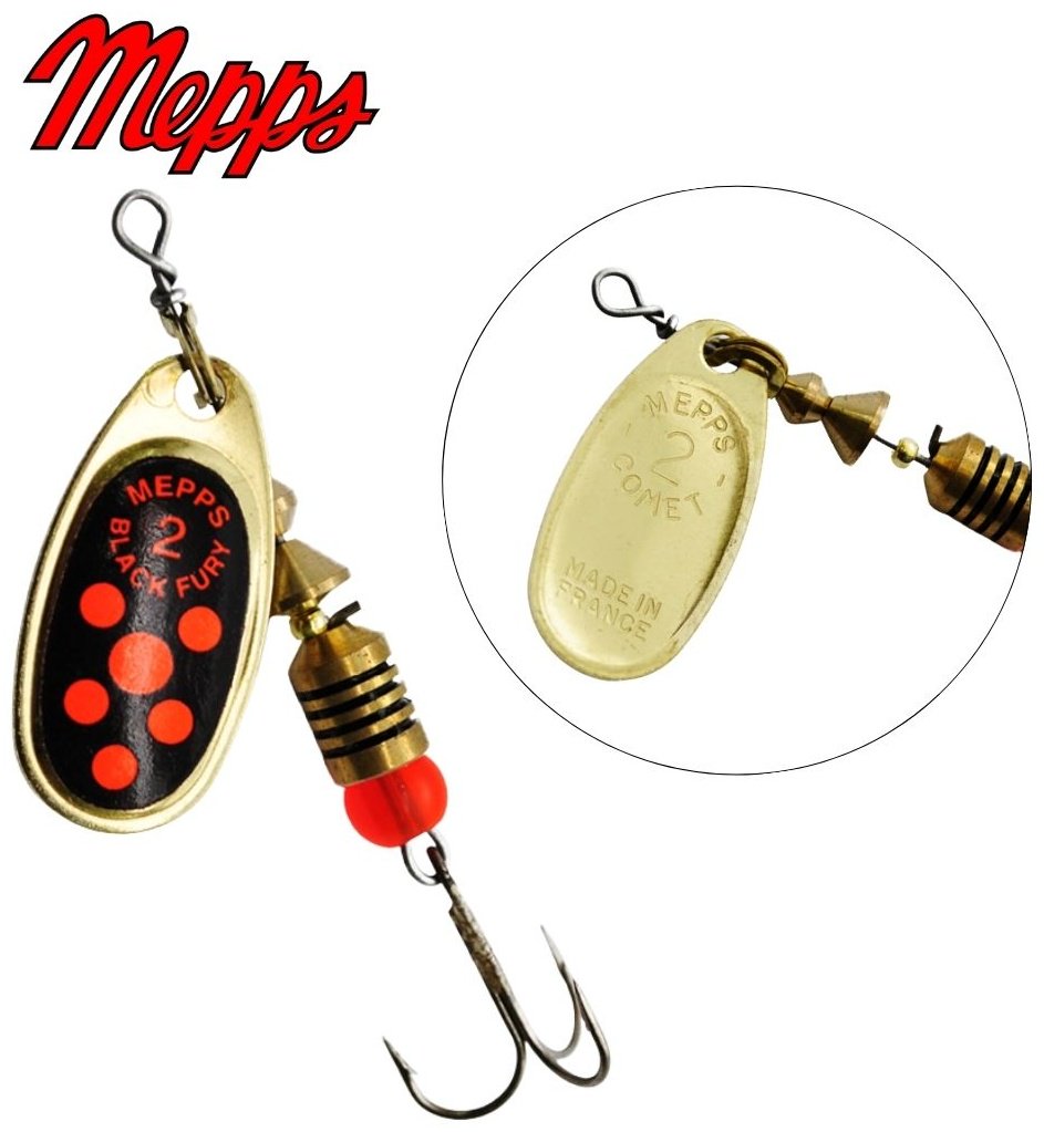 Блесна Mepps Black Fury Orange №2# 3.5г. OR Gold 1 шт купить,NaN