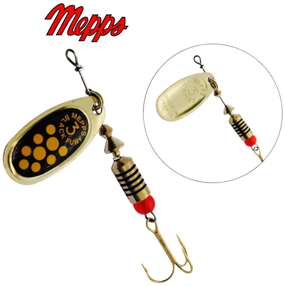 Блесна Mepps Black Fury Jaune №3# 6.5г. OR Gold 1 шт купить,NaN