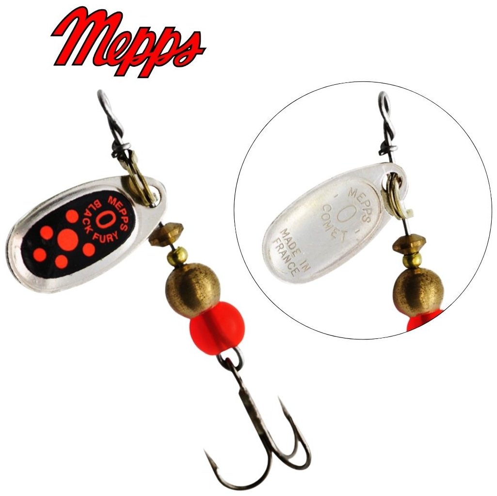 Блесна Mepps Black Fury Orange №0# 2г. AG Silver 1 шт купить,NaN