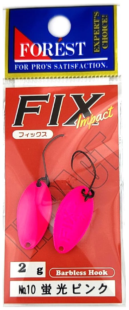 Блесна FOREST Forest Fix Impact 2g 1 шт 22 мм Fluo Pink купить,NaN
