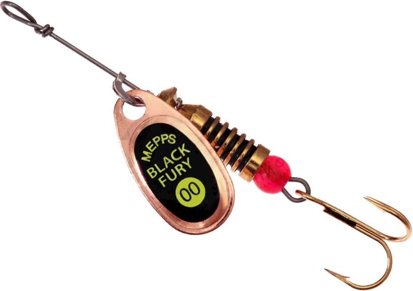 Блесна Mepps Comet Black Fury №00#, Блистер, 1.5г, Copper/Chartreuse Dots 1 шт купить,NaN