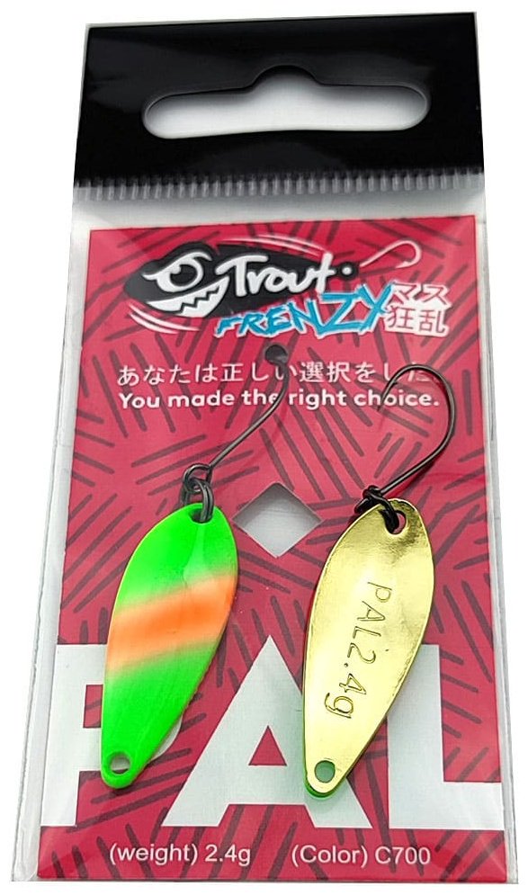 Блесна Trout Frenzy Trout Frenzy Pal 2.4gr 1 шт 30 мм C700 купить,NaN