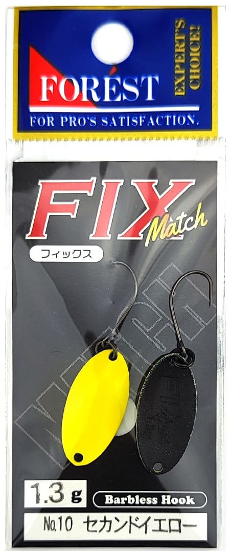 Блесна FOREST FIX Match 1 шт 23 мм Second Yellow купить,NaN