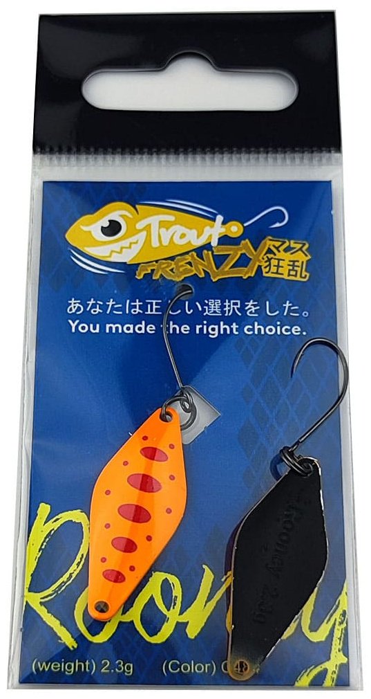 Блесна Trout Frenzy Trout Frenzy Rooney 2.3gr 1 шт 30 мм C484 купить,NaN