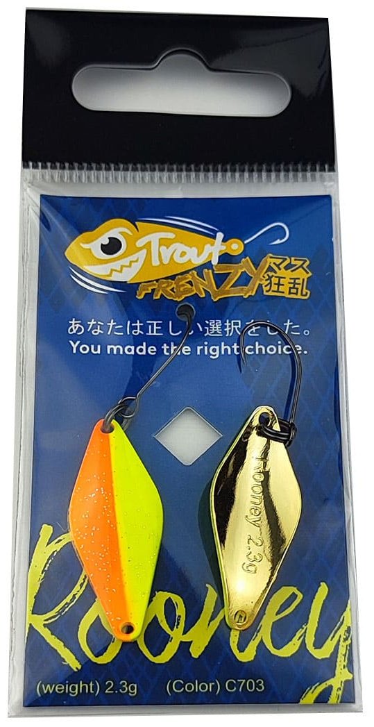 Блесна Trout Frenzy Trout Frenzy Rooney 2.3gr 1 шт 30 мм C703 купить,NaN