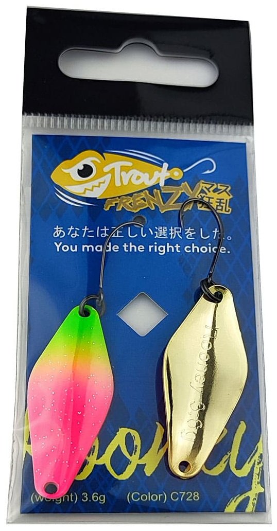 Блесна Trout Frenzy Trout Frenzy Rooney 3.6gr 1 шт 35 мм C728 купить,NaN