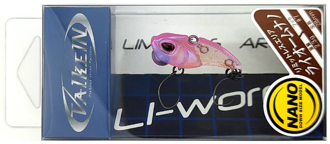 Воблер ValkeIN VALKEIN Li-Worm Nano#, 28mm, 2.3g, Color C081, Core Pink 1 шт купить,NaN
