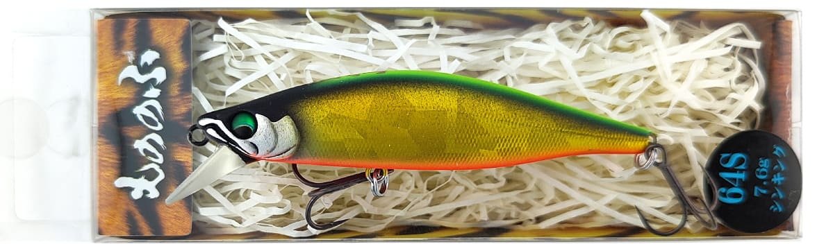 Воблер Bassday Mononofu 64S 1 шт 64 мм Mo-021 Matte Gold купить,NaN