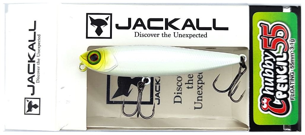 Воблер Jackall Jackall Chubby Pencil 55 F, 3.1g, Color Bone 1 шт купить,NaN