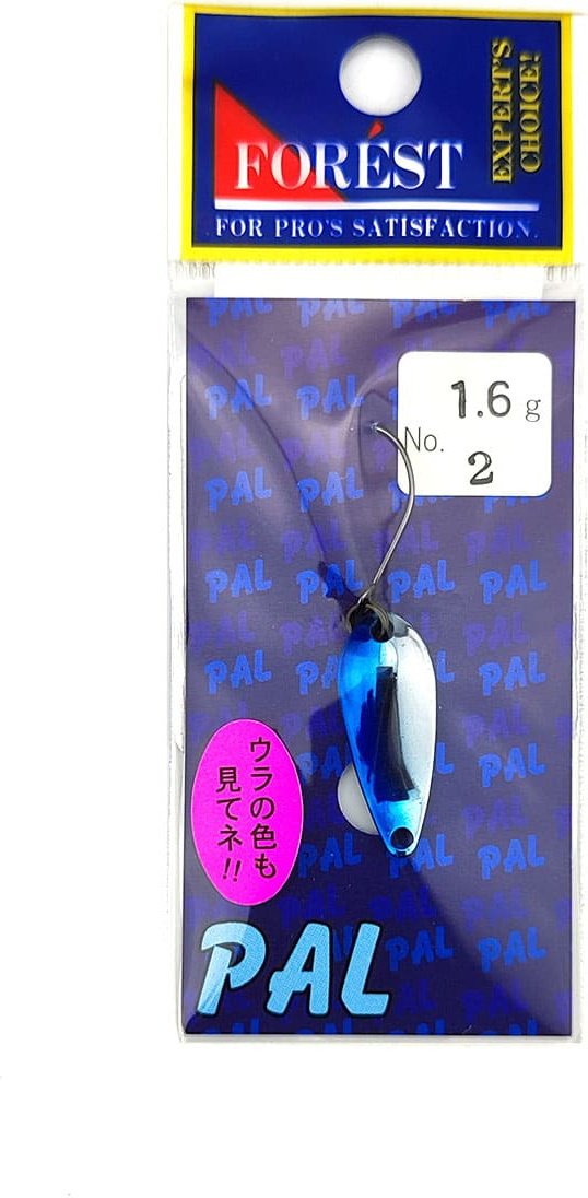 Блесна FOREST Колеблющиеся блесны Lure Pal 1.6g, Color Blue Silver 1 шт 24 мм Blue Silver купить,NaN