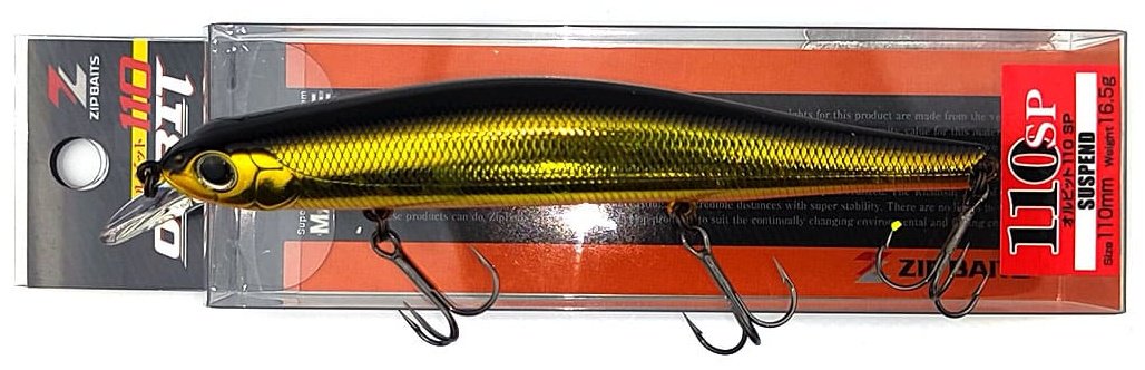 Воблер ZipBaits Orbit 110 SP-SR, 1 шт 110 мм Kinkuro купить,NaN