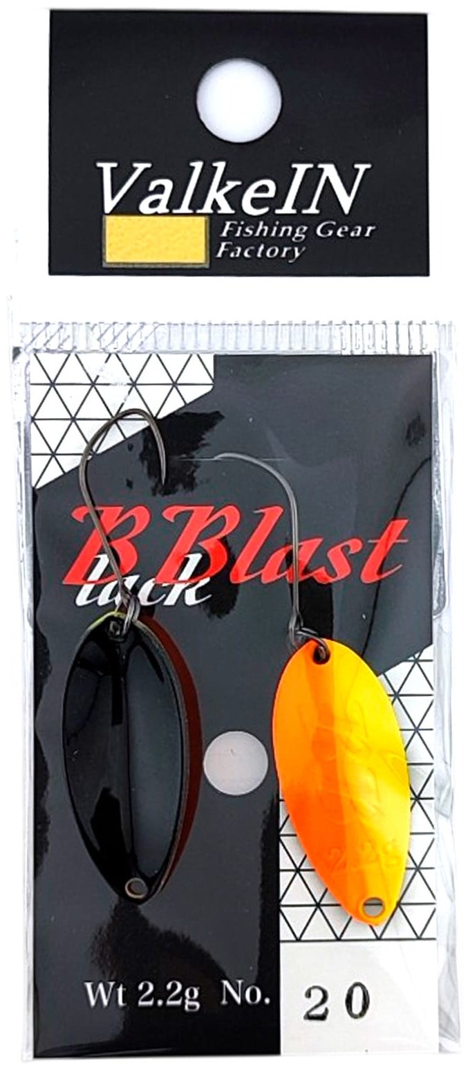 Блесна ValkeIN для форели Black Blast, 2.2g Color No.20 Yellow, Orange/black 1 шт 2.2 мм Color No.20 Yellow, Orange/black купить,NaN