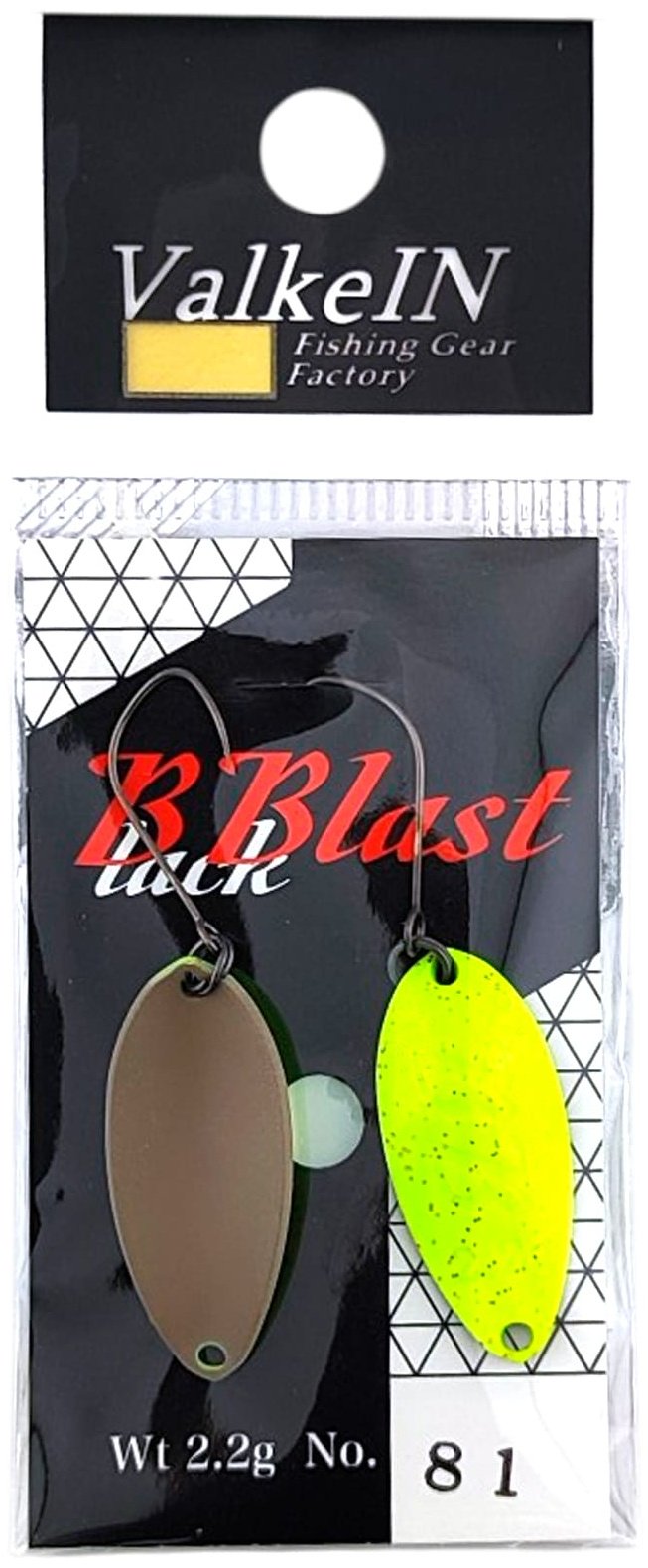 Блесна ValkeIN для форели Black Blast, 2.2g Color No.81 Oishii Nashi 1 шт 2.2 мм Color No.81 Oishii Nashi купить,NaN