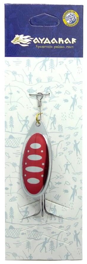 Блесна Айдхар BD Spinner, Size №5 1 шт 75 мм 031 Red Zebra Platinum купить,NaN