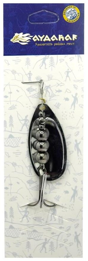 Блесна Айдахар BD Spinner, Size №5 1 шт 75 мм 033 Black Zebra Platinum купить,NaN