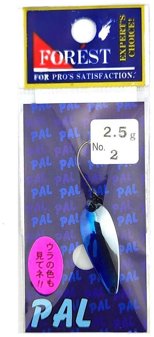 Блесна FOREST Forest Lure Pal 2.5g#, Color 02, Blue Silver 1 шт купить,NaN