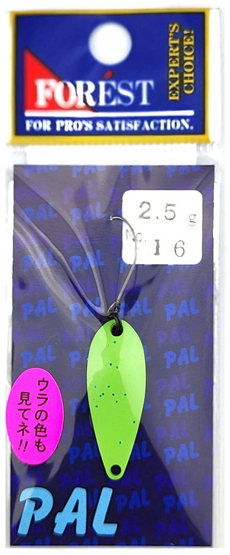 Блесна FOREST Forest Lure Pal 2.5g#, Color 16, Pastel Green 1 шт купить,NaN