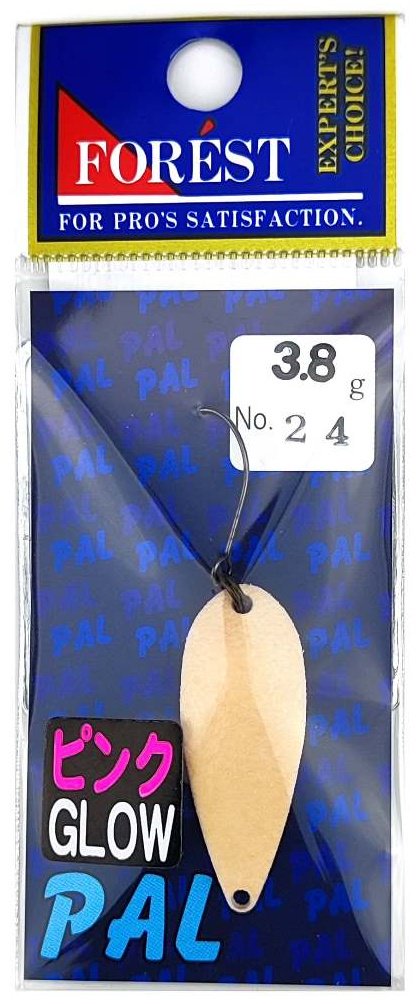 Блесна FOREST Forest Lure Pal 3.8g#, Color 24, Pink Glow 1 шт розовый купить,NaN