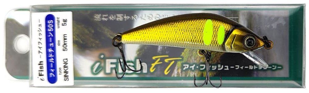 Воблер FOREST Forest iFish FT 50S 1 шт 50 мм Kin Ayu купить,NaN