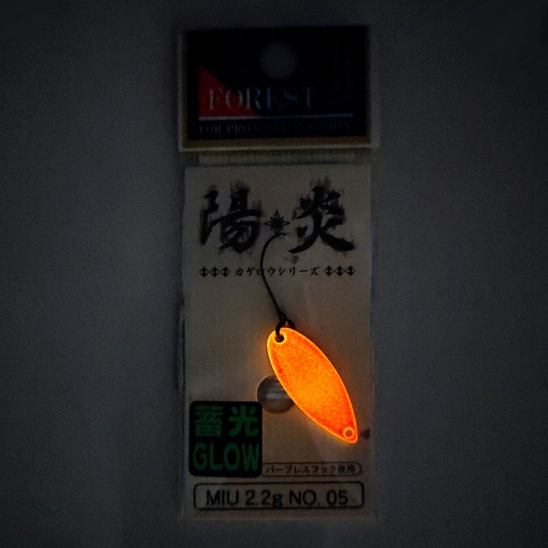 Блесна FOREST Forest Miu Kagerou series Glow 2.2g 1 шт 28 мм Fluorescence Orange Glow купить,NaN