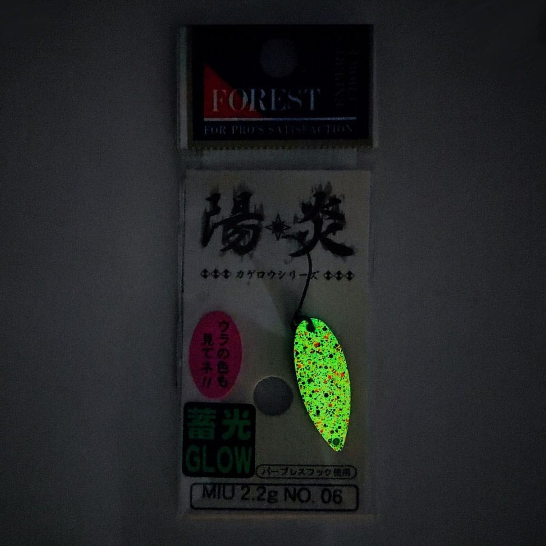 Блесна FOREST Forest Miu Kagerou series Glow 2.2g 1 шт 28 мм Navel Pellet Glow купить,NaN