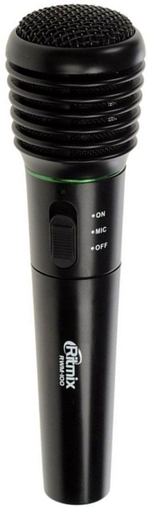 Микрофон Ritmix RWM-100 черный купить,NaN
