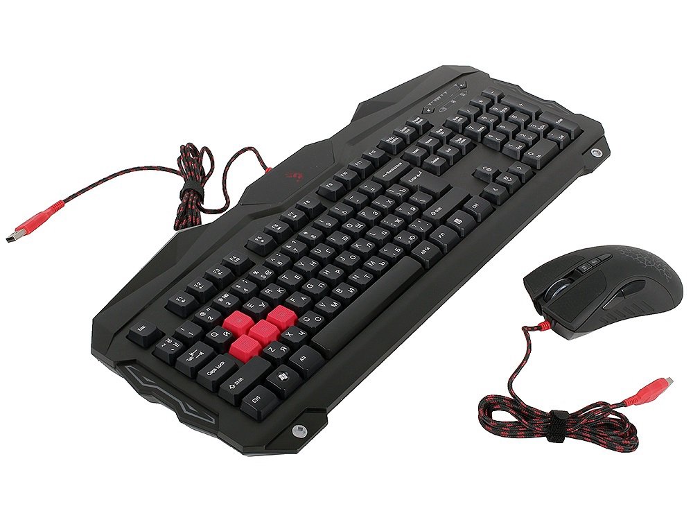 Игровой комплект Bloody B2100 USB 1.8 m черный купить,0