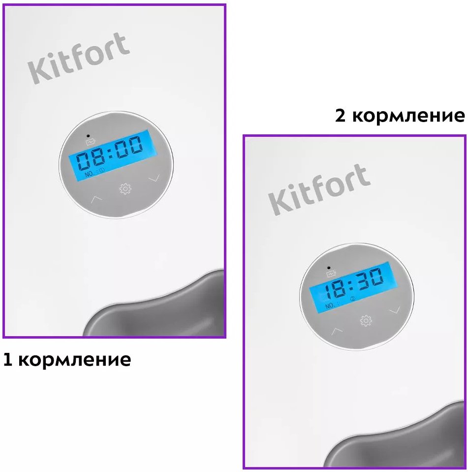 Умная кормушка для животных Kitfort КТ-2079 купить,NaN