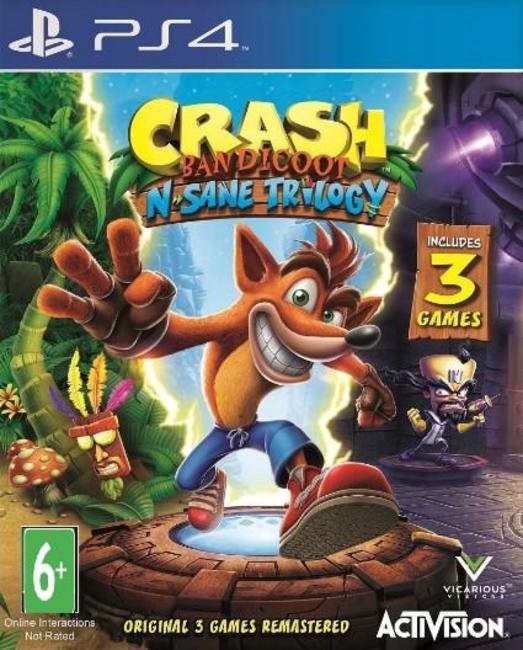 Игра для PS4 Crash Bandicoot N'sane Trilogy