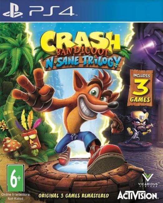 Игра для PS4 Crash Bandicoot N'sane Trilogy