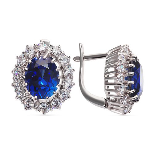 Серьги Кристалл NI074 6,45гр. купить,NaN