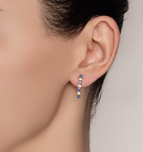 Серьги Кристалл NM125 3гр. купить,NaN