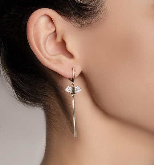 Серьги Кристалл NM136 4,67гр. купить,317560