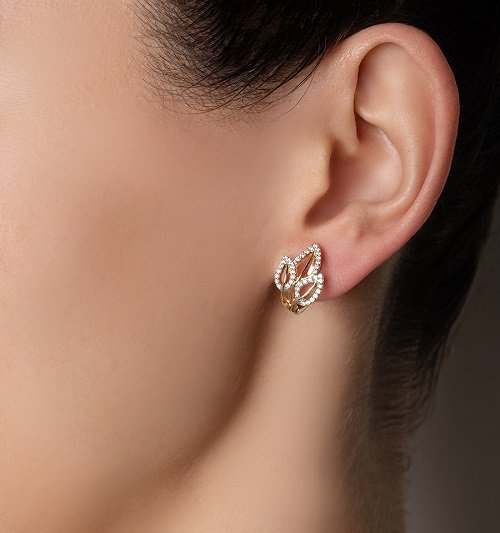 Серьги Кристалл NM103 4,51гр. купить,306680
