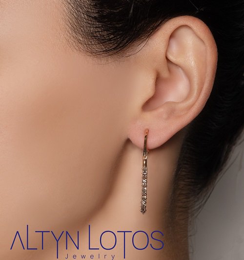 Серьги Кристалл NL473 3,65гр. купить,NaN