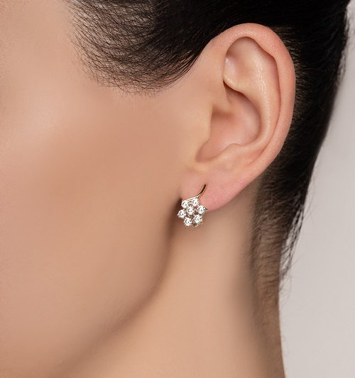 Серьги Кристалл NM142 3,96гр. купить,NaN
