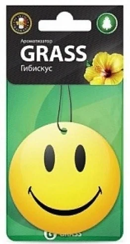 Ароматизатор автомобильный Grass ST-0401 смайл hibiscus купить,NaN