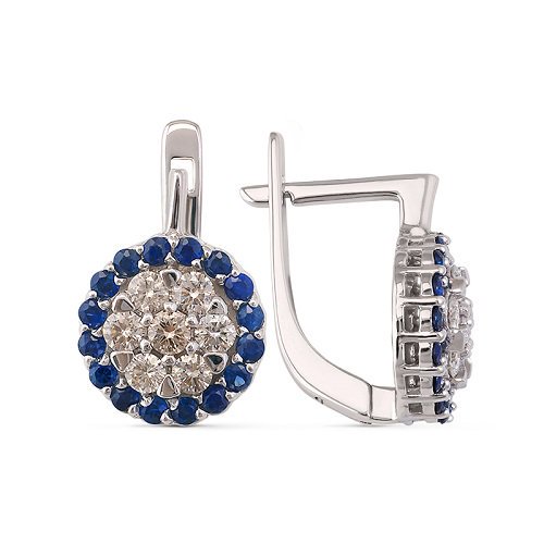 Серьги Кристалл NI463 4,37гр. купить,NaN