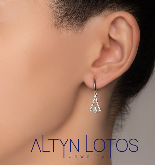 Серьги Кристалл NJ164 2,87гр. купить,NaN