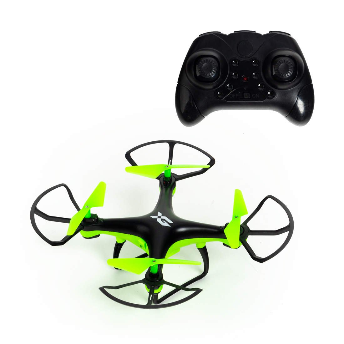 Квадрокоптер радиоуправляемый X-Game RA-A007 черно-зеленый