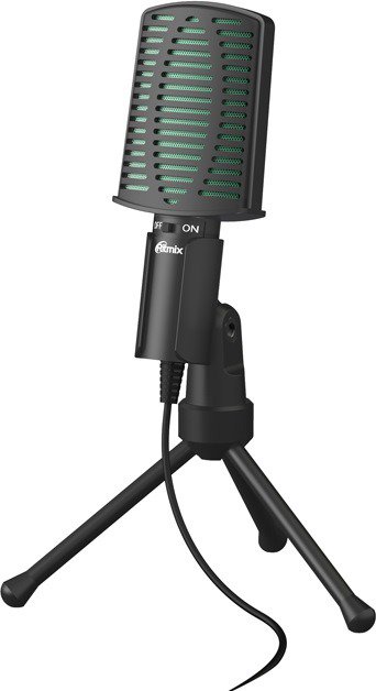 Микрофон Ritmix RDM-126 черно-зеленый купить,NaN