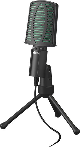 Микрофон Ritmix RDM-126 черно-зеленый купить,NaN